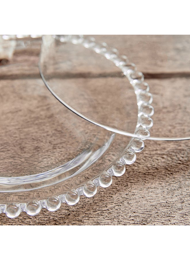 Home Box حامل كعكة مزخرف شفاف مع قبة - 19 سم - Image 3